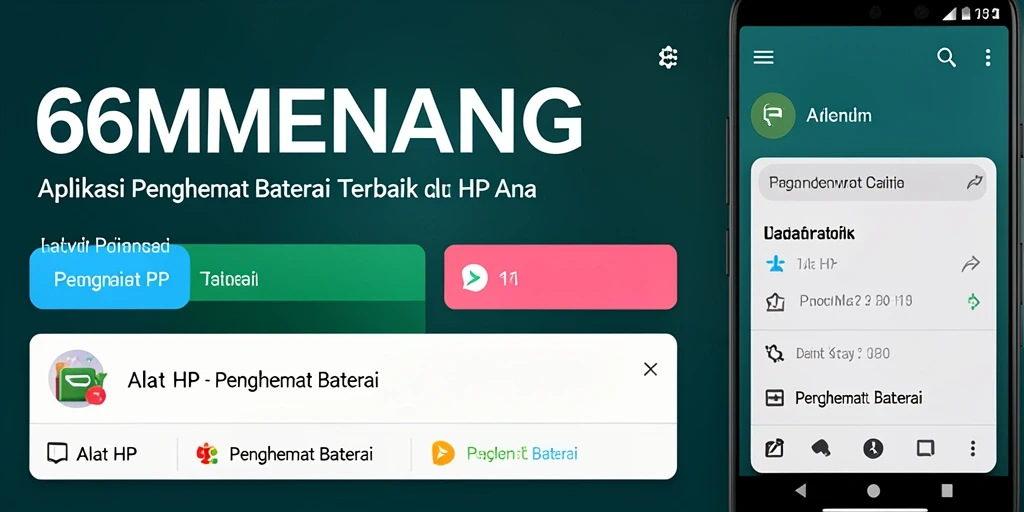 Tampilan antarmuka 66MENANG yang sederhana dan efektif.