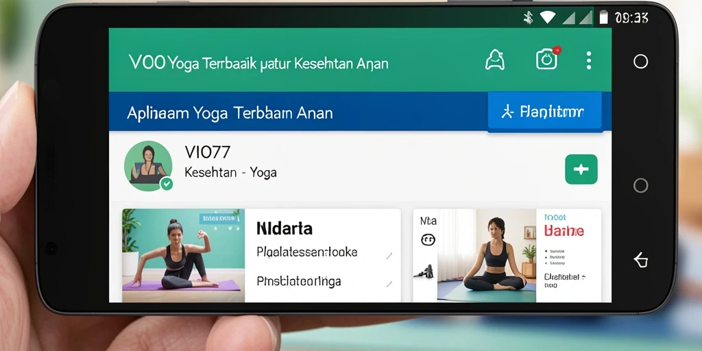 Tampilan antarmuka aplikasi VIO77 yang intuitif dan menarik.