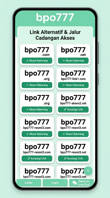 Situs Resmi Alternatif Bpo777 untuk Akses Mudah