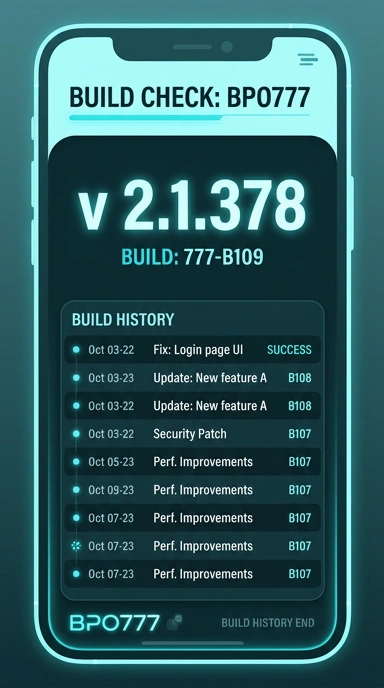 Riwayat Versi Terbaru bpo777 untuk Pengguna Android